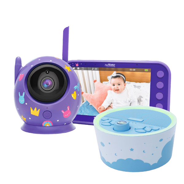 Ruido Blanco + Video Monitor Baby Lite Morado