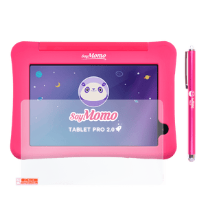 Tablet Pro 2.0 + Mica + Lápiz Rosado