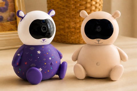 Baby Monitor Pro 2.0 en morado y beige